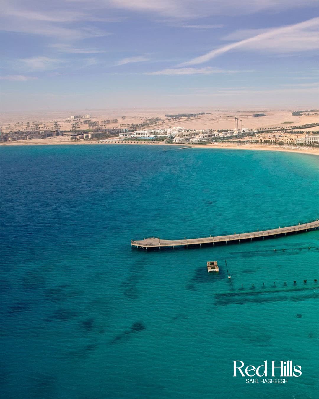Red Hills Sahl Hasheesh pool area and landscaped gardens